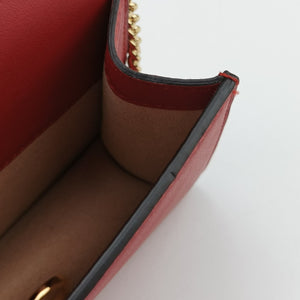 Secondhand Gucci Sylvie Red Leather 494646 shoulderbag | stylenewstar