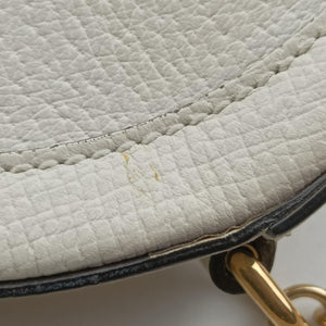 Pre-owned Gucci Ophidia White Leather 550618 crossbodybag | stylenewstar