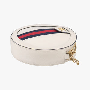 Pre-owned Gucci Ophidia White Leather 550618 crossbodybag | stylenewstar