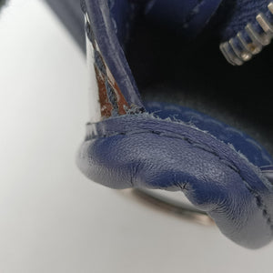 Pre-owned Balenciaga Classic City Mini Blue Leather shoulderbag | stylenewstar