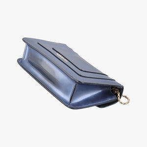 Pre-owned Bvlgari SERPENTI FOREVER Blue Patent shoulderbag | stylenewstar