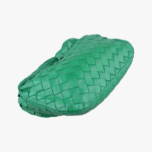Pre-owned Bottega Veneta The Jodie Green lambskin handbag | stylenewstar