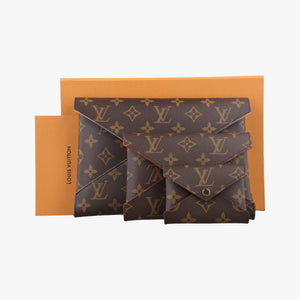 Vintage Louis Vuitton Pochette Kirigami Brown Monogram Canvas M62034 clutchbag | stylenewstar