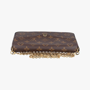Vintage Louis Vuitton Pochette Felicie Brown Monogram Canvas M61276 shoulderbag | stylenewstar