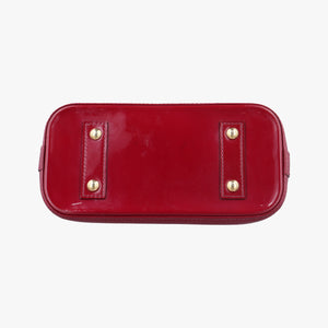 Pre-owned Louis Vuitton Alma BB pomme d'amour Vernis M90174 shoulderbag | stylenewstar