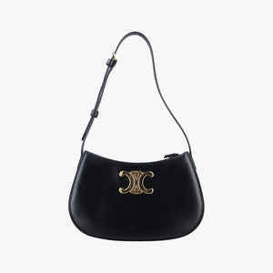 Pre-owned Celine Medium Tilly Black Leather 115703BF4 shoulderbag | stylenewstar