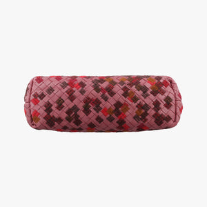 Pre-owned Bottega Veneta Intrecciato Olimpia Pink lambskin shoulderbag | stylenewstar