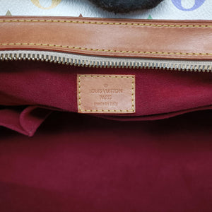 Secondhand Louis Vuitton CLAUDIA white Monogram Multicolor M40193 handbag | stylenewstar