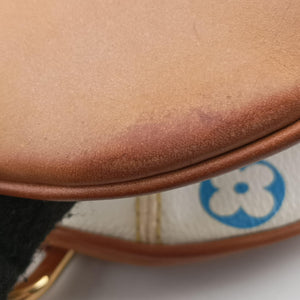 Secondhand Louis Vuitton CLAUDIA white Monogram Multicolor M40193 handbag | stylenewstar