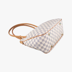 Pre-owned Louis Vuitton Figheri PM Azur Damier Canvas N41176 shoulderbag | stylenewstar