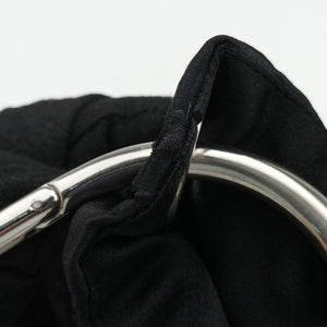 Pre-owned Prada Ring Bag Black silk handbag | stylenewstar