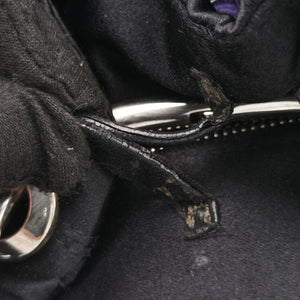 Pre-owned Prada Ring Bag Black silk handbag | stylenewstar