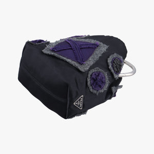 Pre-owned Prada Ring Bag Black silk handbag | stylenewstar