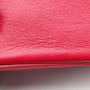 Pre-owned Yves Saint Laurent VICKY Red Leather 557574 bum bag/waist bag | stylenewstar