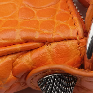 Vintage Balenciaga Le Cagole Orange lambskin shoulderbag | stylenewstar