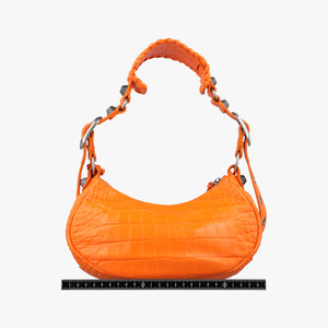Vintage Balenciaga Le Cagole Orange lambskin shoulderbag | stylenewstar