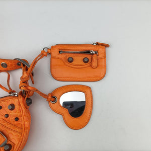 Vintage Balenciaga Le Cagole Orange lambskin shoulderbag | stylenewstar