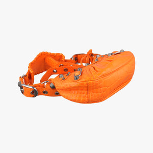 Vintage Balenciaga Le Cagole Orange lambskin shoulderbag | stylenewstar