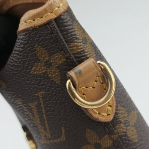 Pre-owned Louis Vuitton Fold Me Pouch Brown Monogram Canvas M80874 crossbodybag | stylenewstar