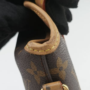 Pre-owned Louis Vuitton Fold Me Pouch Brown Monogram Canvas M80874 crossbodybag | stylenewstar