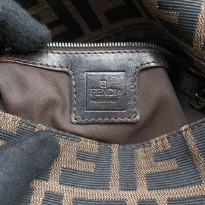 Vintage Fendi Mamma Baguette Brown Canvas×Leather 377526 shoulderbag | stylenewstar