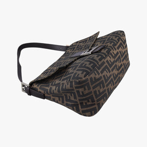 Vintage Fendi Mamma Baguette Brown Canvas×Leather 377526 shoulderbag | stylenewstar