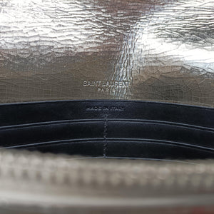 Pre-owned Yves Saint Laurent KATE Golden Leather 452159 shoulderbag | stylenewstar