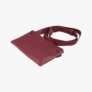 Pre-owned Bottega Veneta Cross Bag Red lambskin shoulderbag | stylenewstar