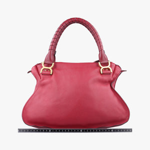 Pre-owned Chloe Mercy Red Leather shoulderbag | stylenewstar