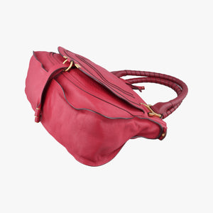 Pre-owned Chloe Mercy Red Leather shoulderbag | stylenewstar