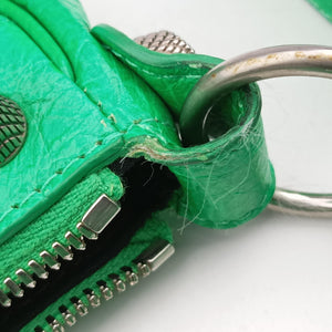 Pre-owned Balenciaga Le Cagole Green lambskin shoulderbag | stylenewstar