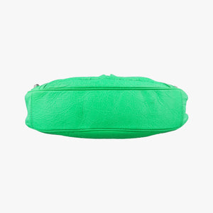 Pre-owned Balenciaga Le Cagole Green lambskin shoulderbag | stylenewstar