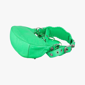 Pre-owned Balenciaga Le Cagole Green lambskin shoulderbag | stylenewstar