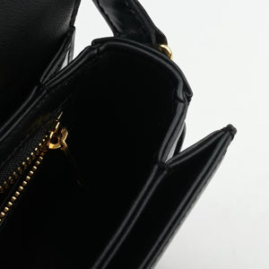Pre-owned Celine Triomphe Black Leather shoulderbag | stylenewstar