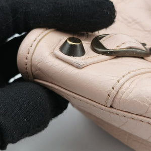 Vintage Balenciaga Classic City Mini Pink lambskin shoulderbag | stylenewstar