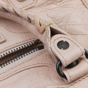 Vintage Balenciaga Classic City Mini Pink lambskin shoulderbag | stylenewstar