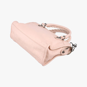 Vintage Balenciaga Classic City Mini Pink lambskin shoulderbag | stylenewstar