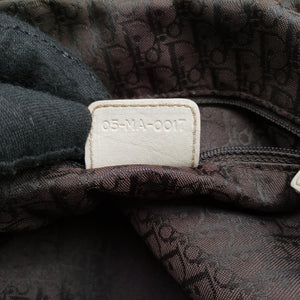 Secondhand Christian Dior Gaucho White Leather handbag | stylenewstar