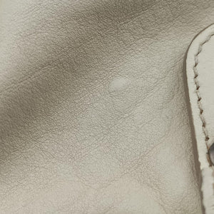 Secondhand Christian Dior Gaucho White Leather handbag | stylenewstar