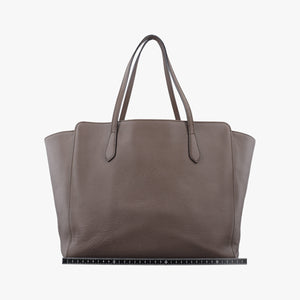 Pre-owned Gucci Swing Brown leather 354397 handbag | stylenewstar