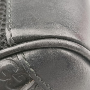 Secondhand Gucci Guccissima Signature Black Leather 450967 backpack/rucksack | stylenewstar