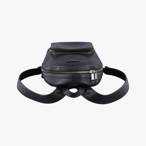 Secondhand Gucci Guccissima Signature Black Leather 450967 backpack/rucksack | stylenewstar