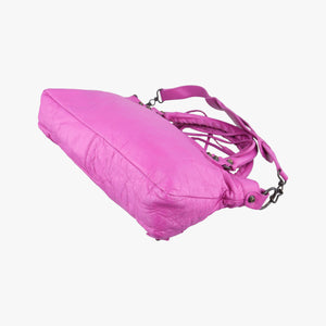 Pre-owned Balenciaga Giant City Purple lambskin shoulderbag | stylenewstar