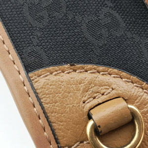 Secondhand Gucci Ophidia Black×Brown canvas×leather 715772 shoulderbag | stylenewstar