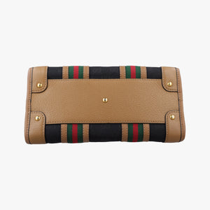 Secondhand Gucci Ophidia Black×Brown canvas×leather 715772 shoulderbag | stylenewstar
