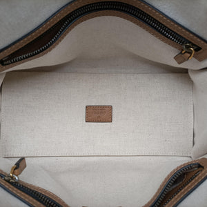 Secondhand Gucci Ophidia Black×Brown canvas×leather 715772 shoulderbag | stylenewstar