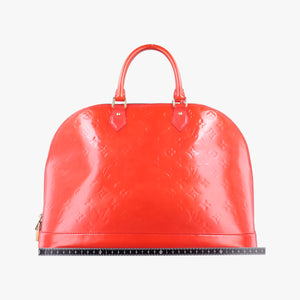 Pre-owned Louis Vuitton Alma GM Rose Pop Vernis M93625 handbag | stylenewstar