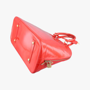 Pre-owned Louis Vuitton Alma GM Rose Pop Vernis M93625 handbag | stylenewstar