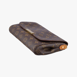 Pre-owned Louis Vuitton FAVORITE MM brown Monogram Canvas M40718 shoulderbag | stylenewstar