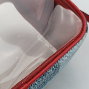 Pre-owned Louis Vuitton Beach Pouch Blue x ROUGE Monogram Denim M67601 shoulderbag | stylenewstar